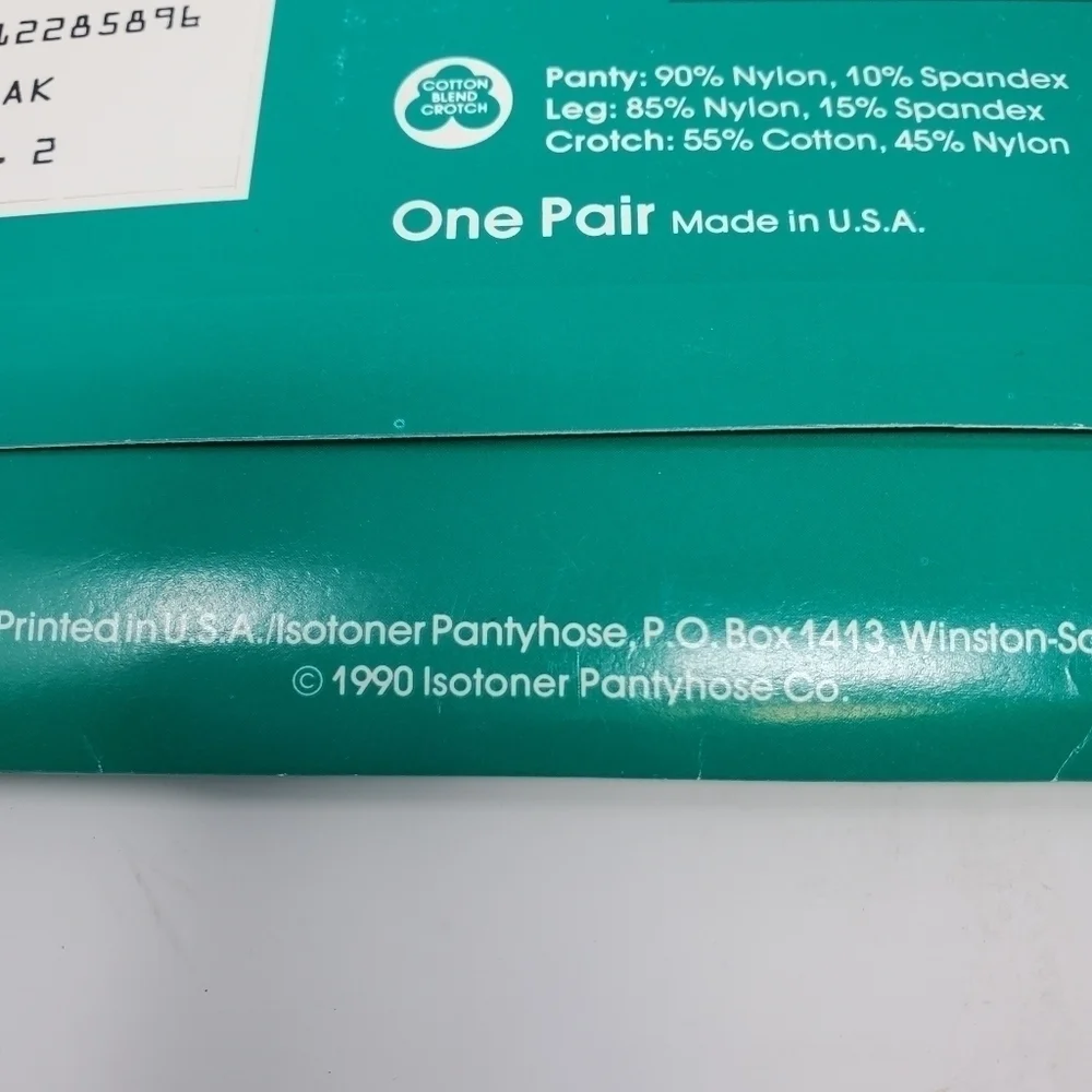 NOS VINTAGE PANTYHOSE NYLONS HOSIERY ISOTONER & SEARS NICE TOUCH WOMEN LOT OF 2